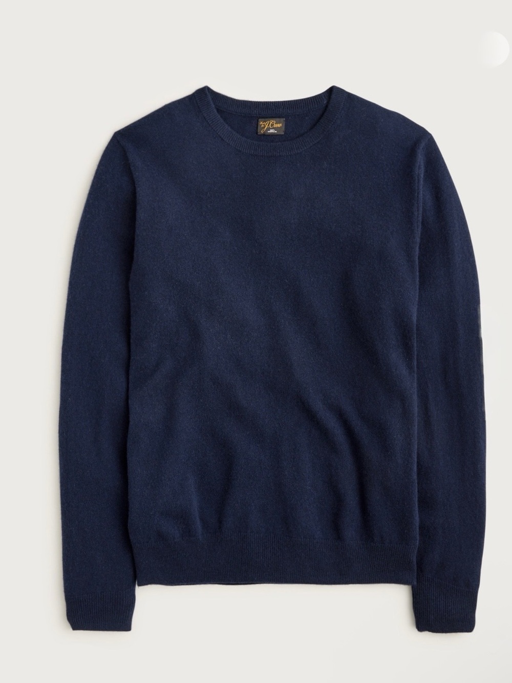 NWT J.Crew Classic 100% Cashmere Crewneck Sweater in Navy Blue - Size Small
